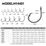 High carbon steel hawkbill fish hook devil hook back hook 09